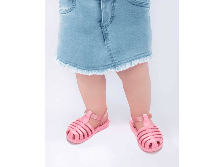 Sandalia Barbie Rosa 2