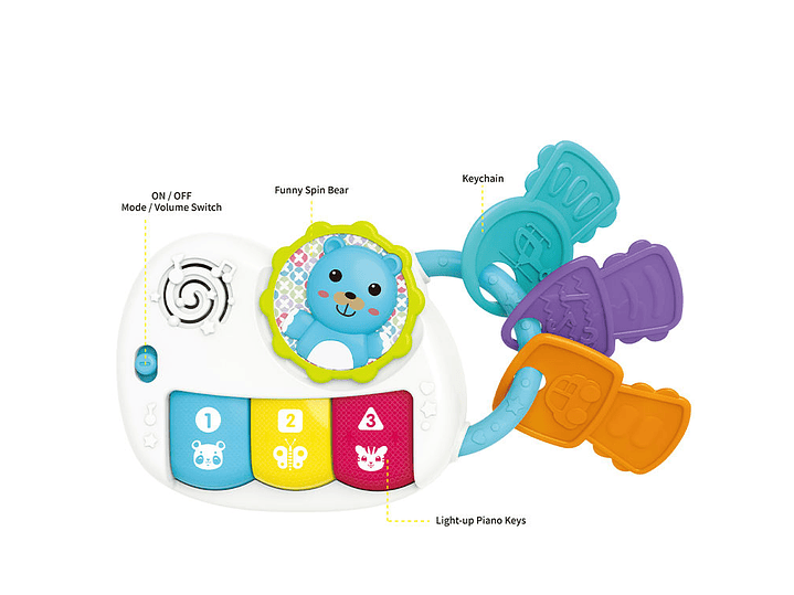 Juguete Sonajero Llaves 3