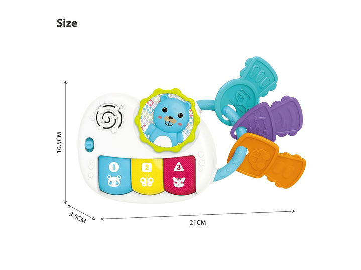 Juguete Sonajero Llaves 4