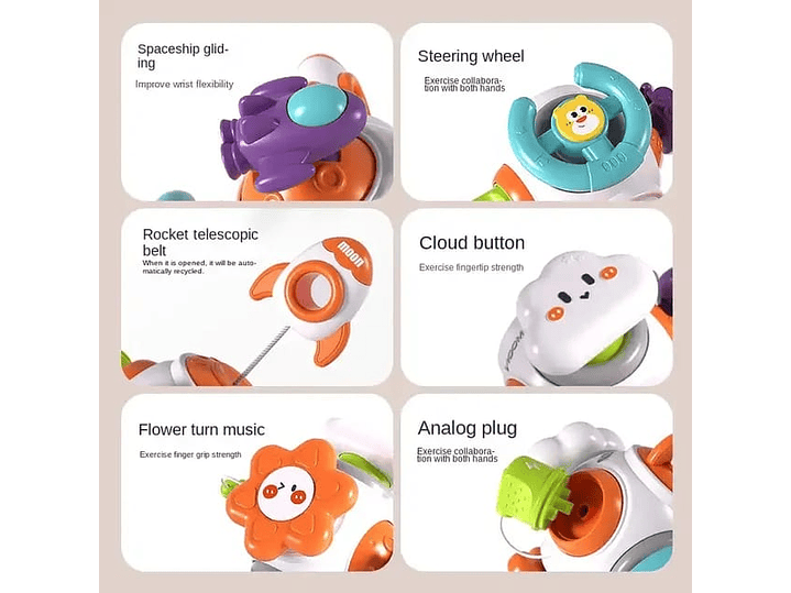 Juguete Cohete Didactico 9