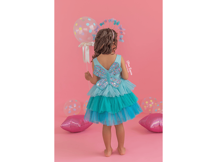 Vestido Mariposa Azul 4