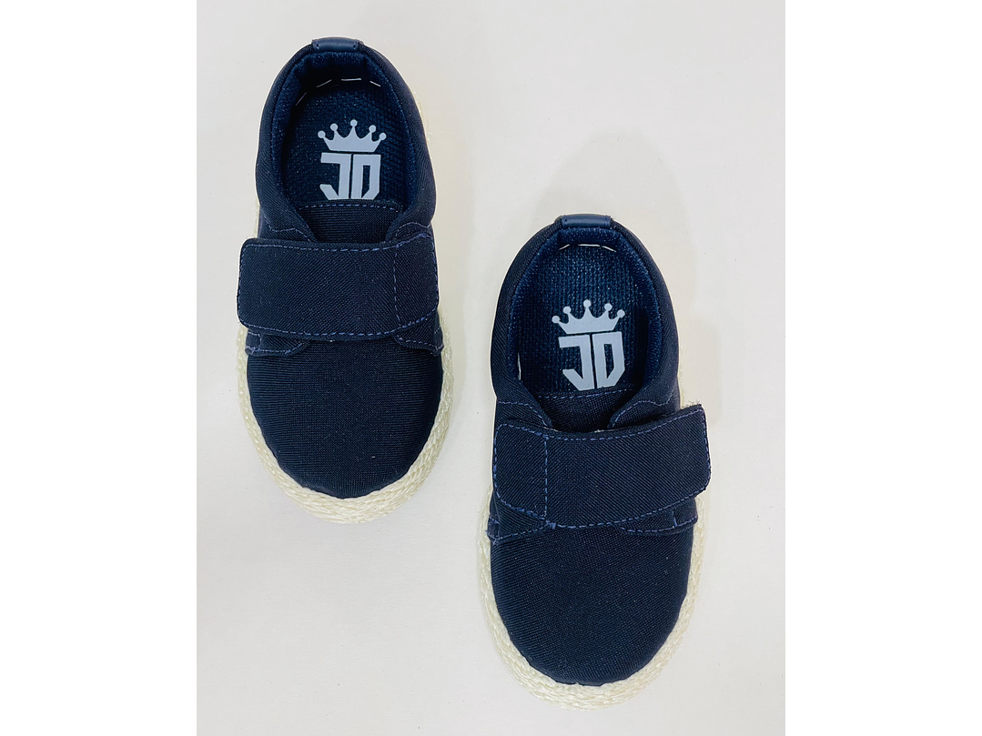 Calzado Yute Lona Azul 2