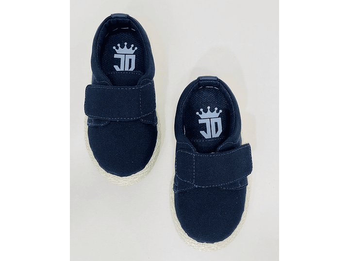 Calzado Yute Lona Azul 2