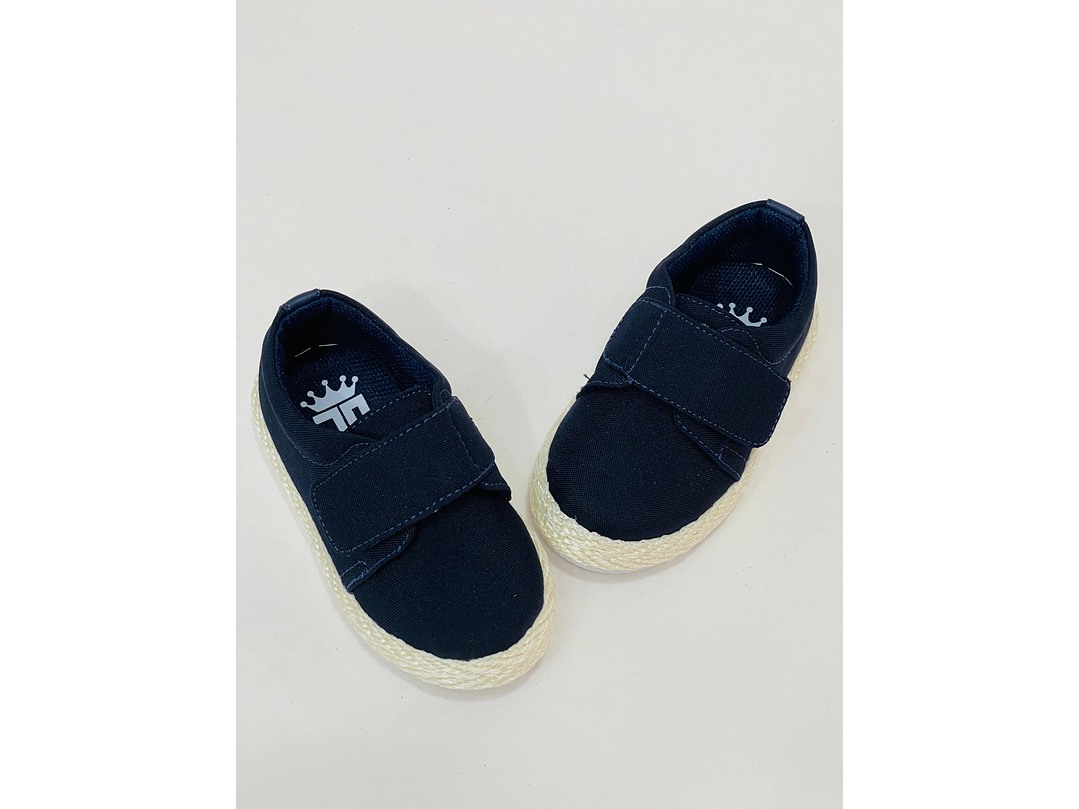 Calzado Yute Lona Azul 3