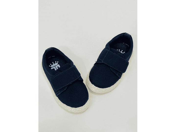 Calzado Yute Lona Azul 3
