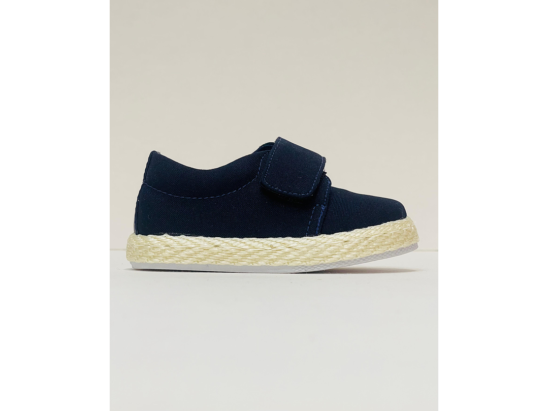 Calzado Yute Lona Azul 4