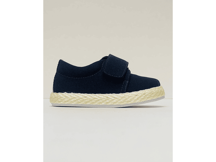 Calzado Yute Lona Azul 4