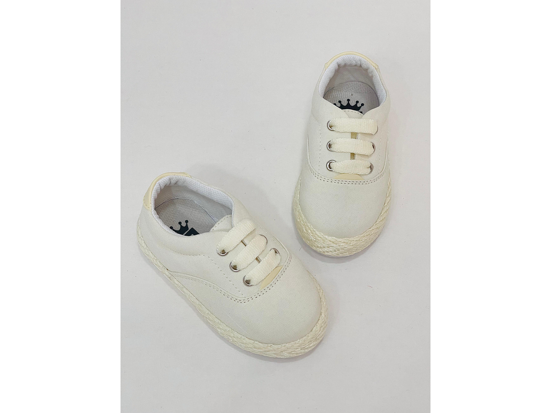 Calzado Lona Beige 1