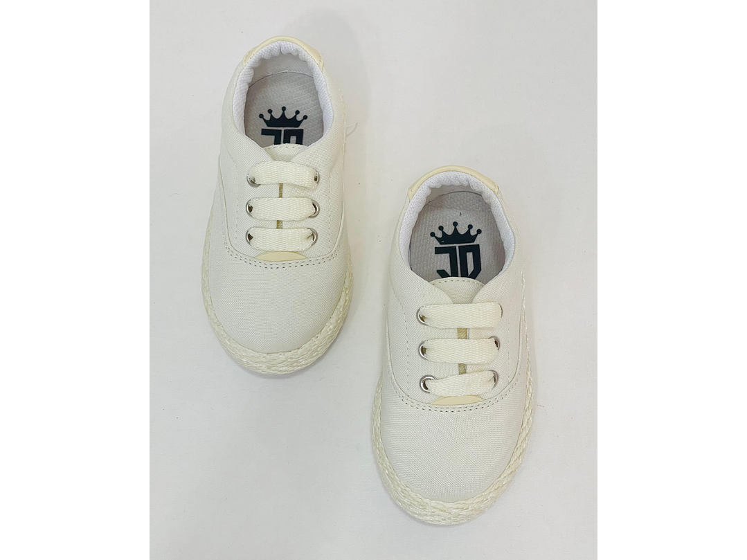 Calzado Lona Beige 2