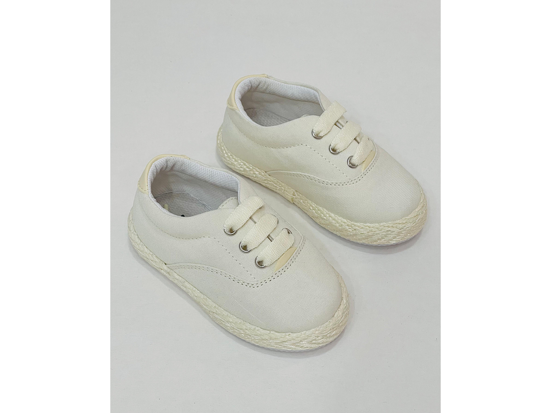 Calzado Lona Beige 3