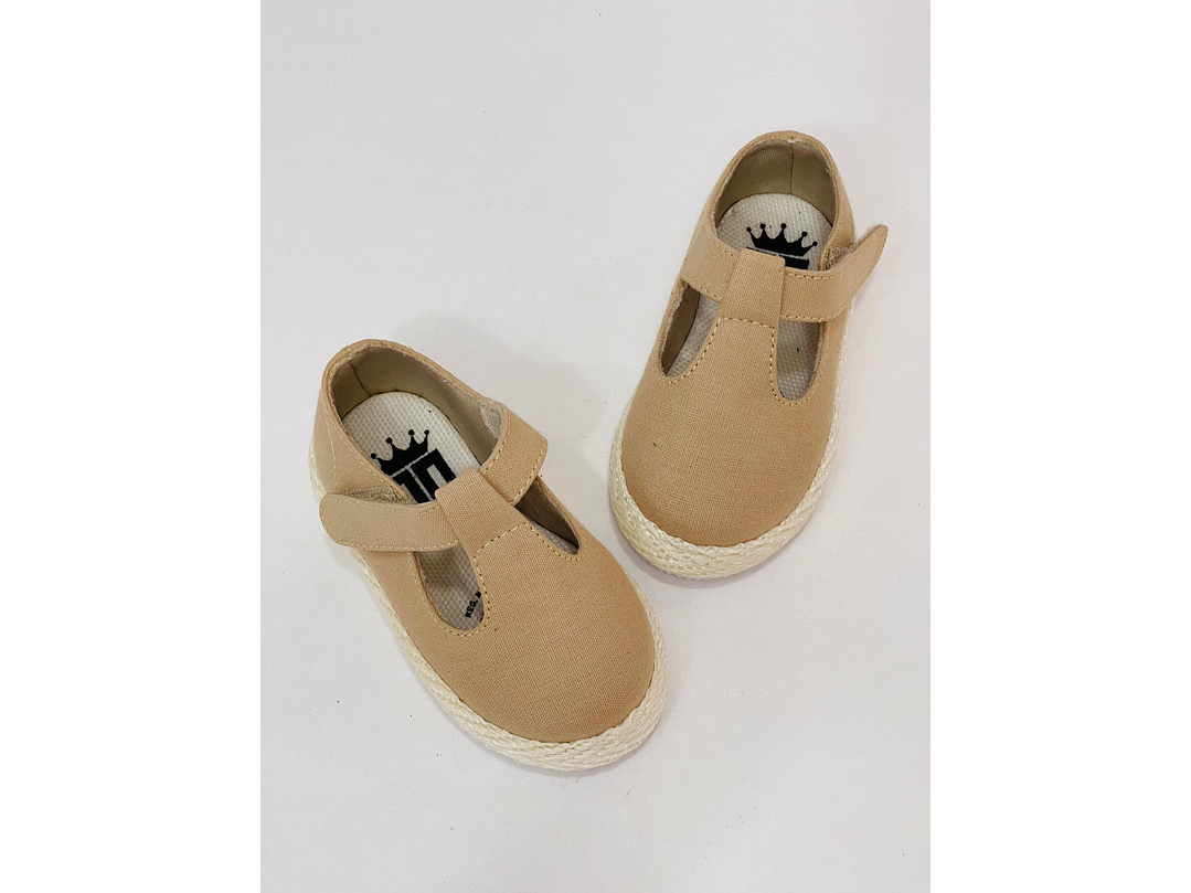 Calzado Lona Beige 2