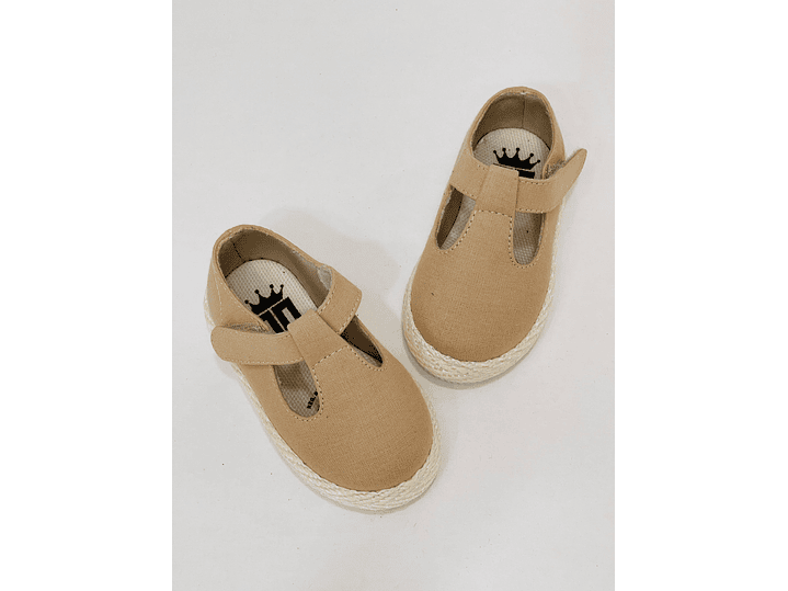 Calzado Lona Beige 2