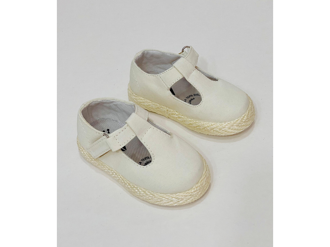 Calzado Lona Hueso 3