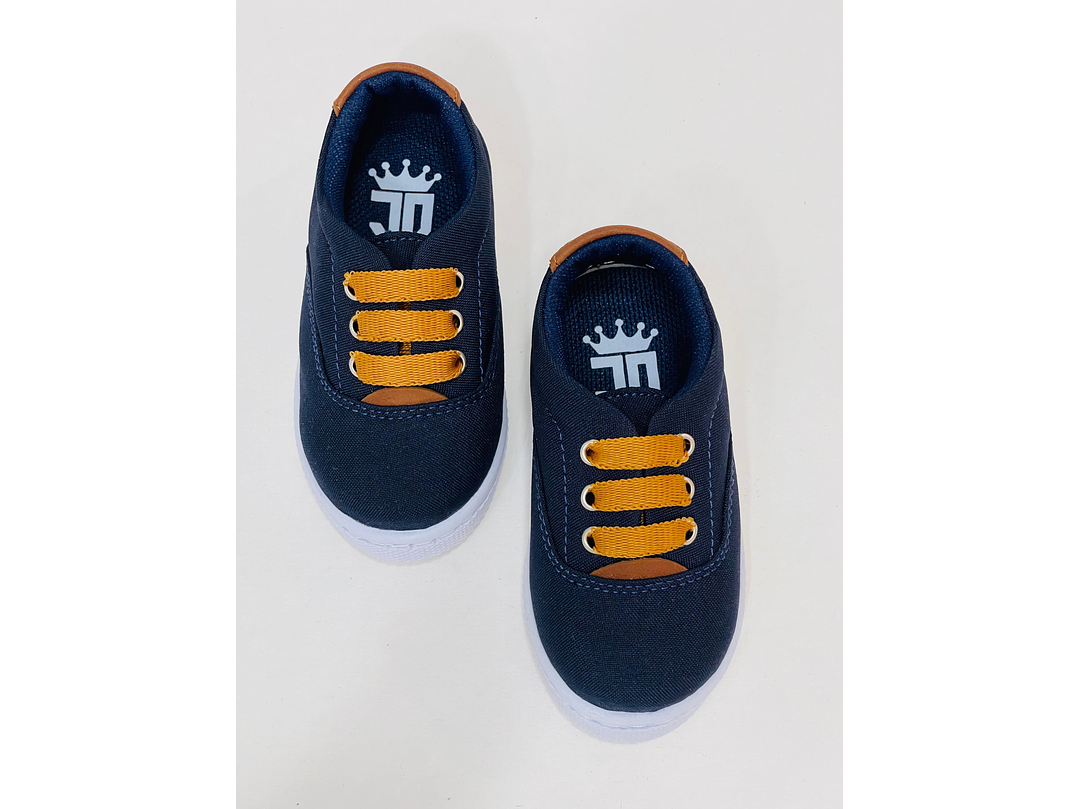 Calzado Lona Azul Miel 1