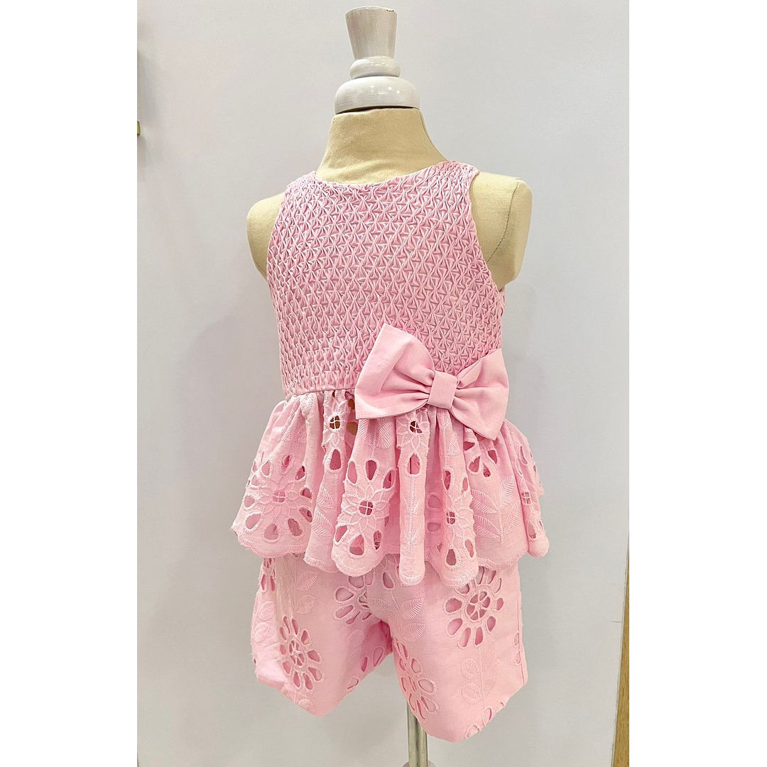 Conjunto Ojalata Rosa 