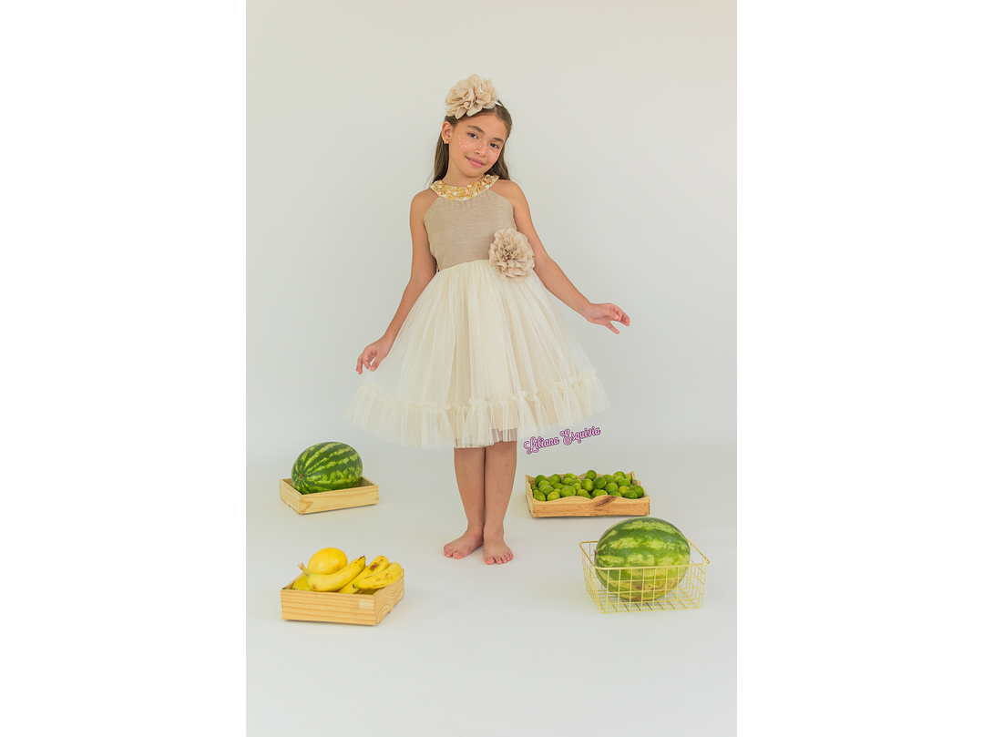 Vestido Elixir Dorado 1