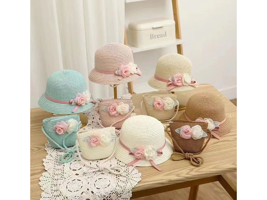 Set Sombrero  Rosas 1