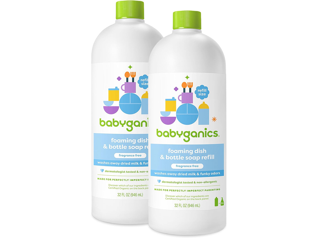 Jabon Lava Biberones BabyGanic 1