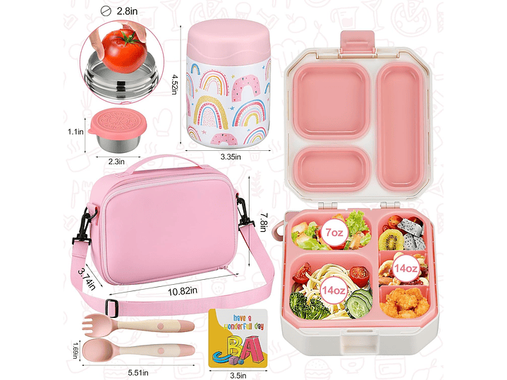 Kit Loncheras Bento 2