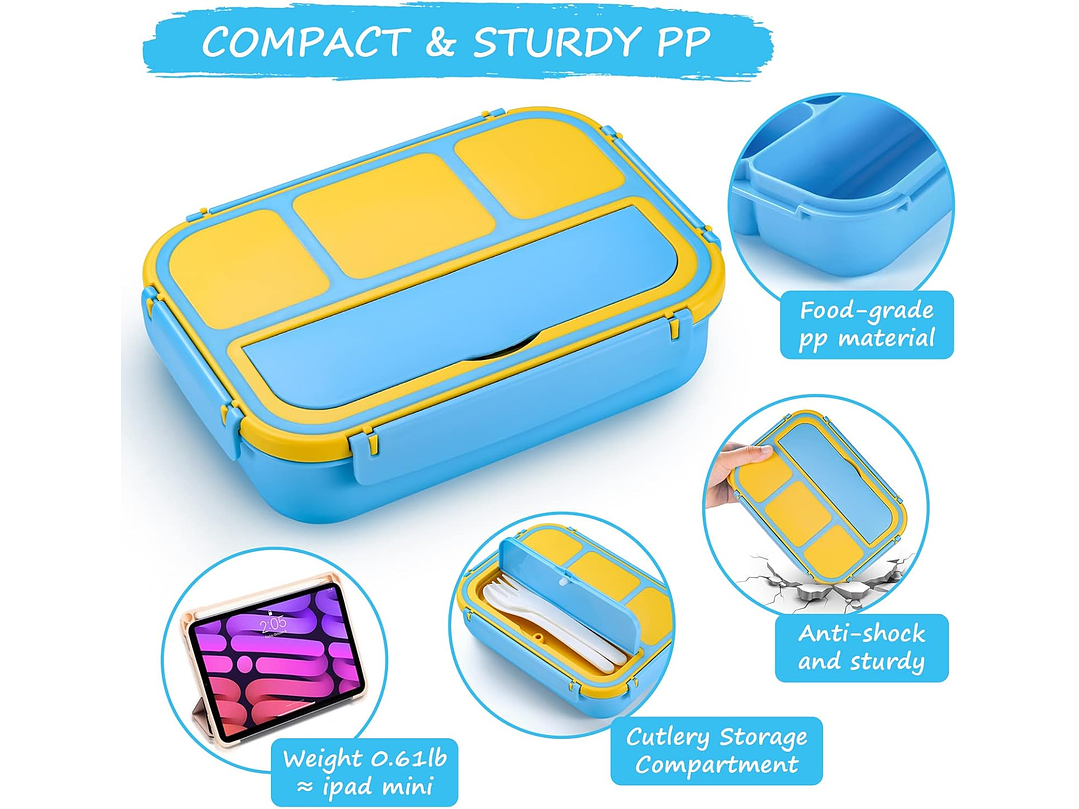 Lonchera Bento 4 Compartimiento 3