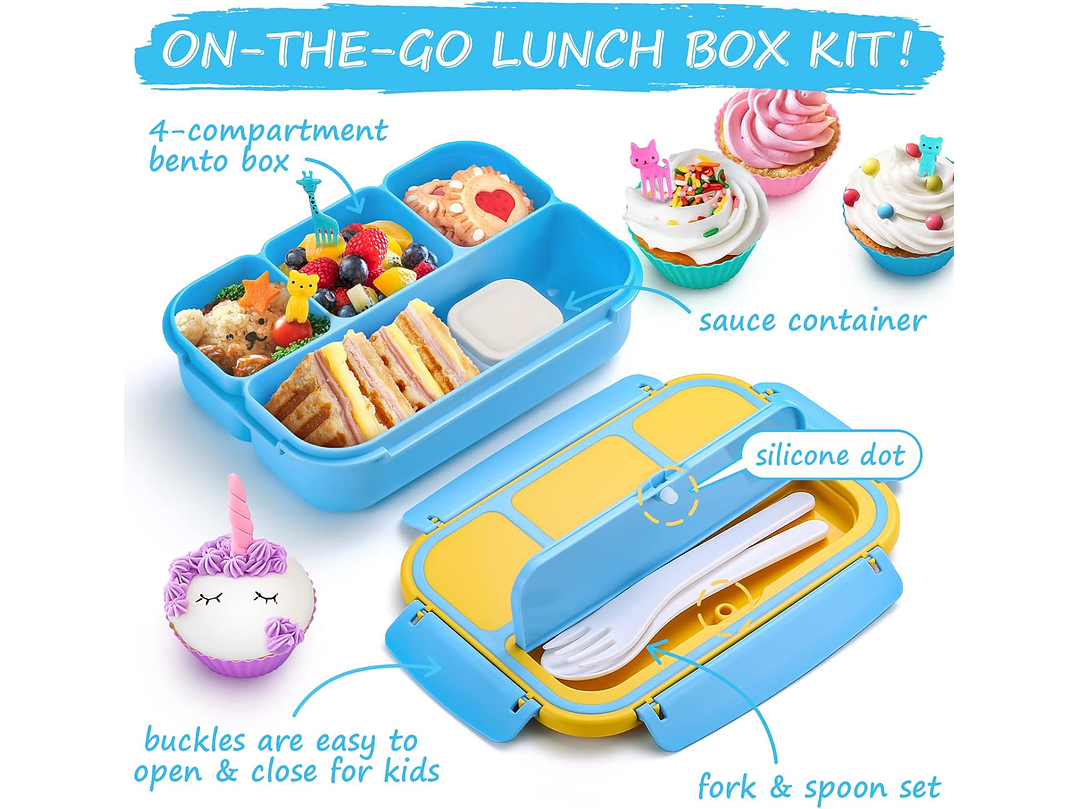 Lonchera Bento 4 Compartimiento 4