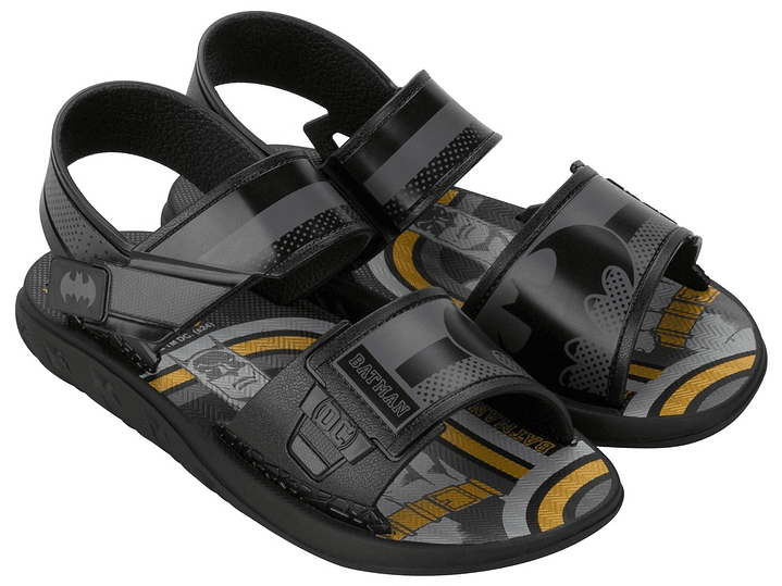 Sandalia Liga,Negro-Gris 1