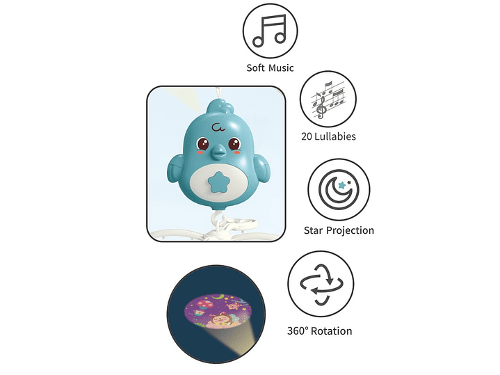 Molvil Proyector Musical 5