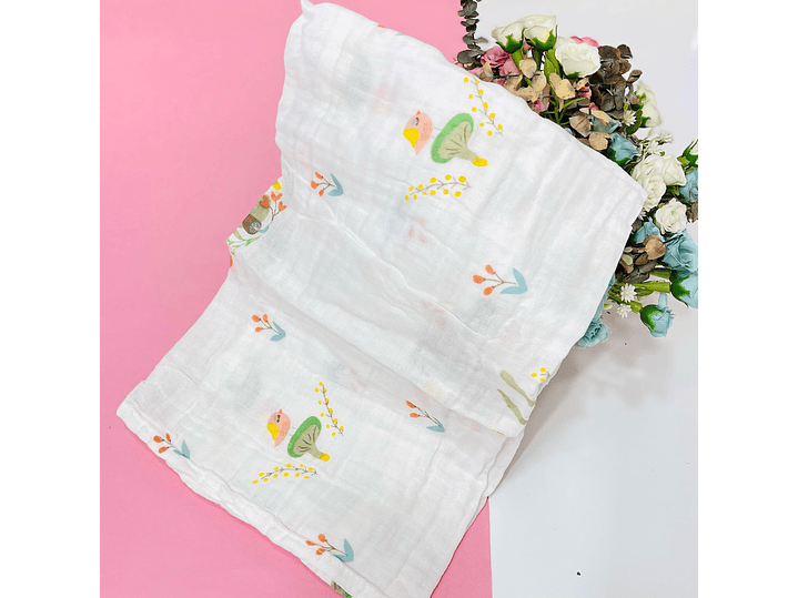 Muselina Bebe Pajaro 1