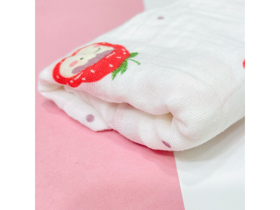 Muselina Bebe Fresa 2