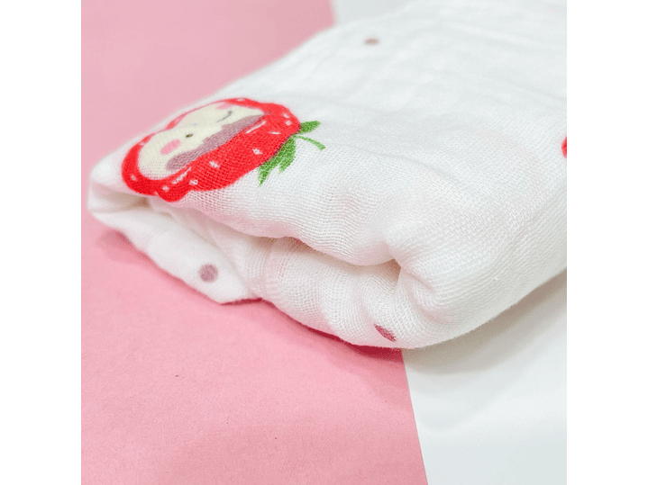 Muselina Bebe Fresa 2