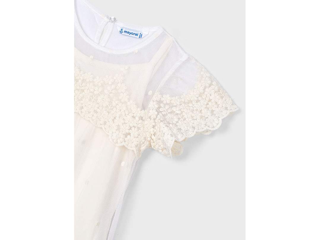 Vestido Tul Bordado Mayoral  6