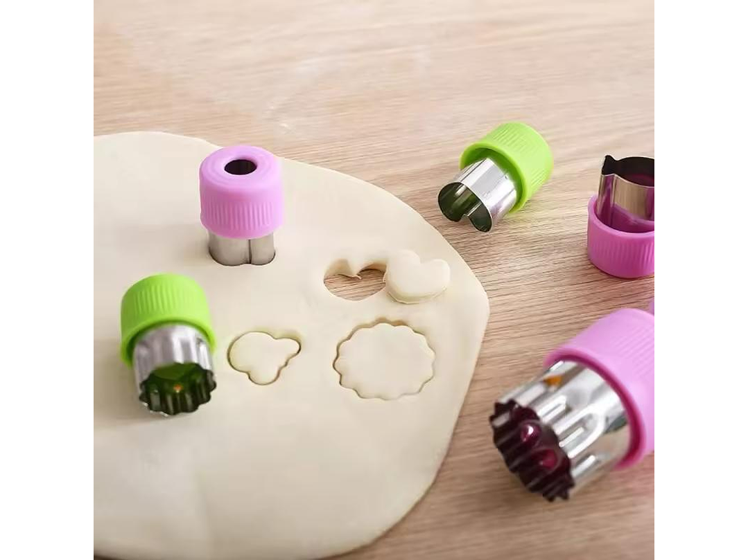 Kit De Moldes Cortador frutas Y Verduras 2