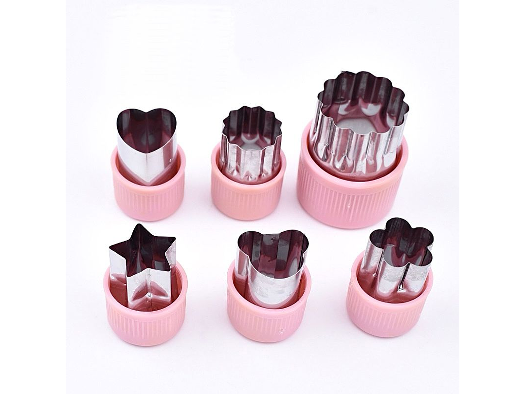 Kit De Moldes Cortador frutas Y Verduras 5