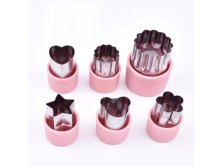 Kit De Moldes Cortador frutas Y Verduras 5