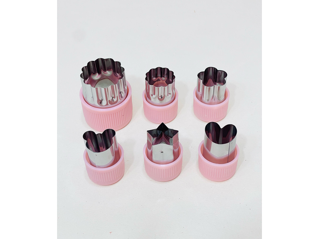 Kit De Moldes Cortador frutas Y Verduras 6