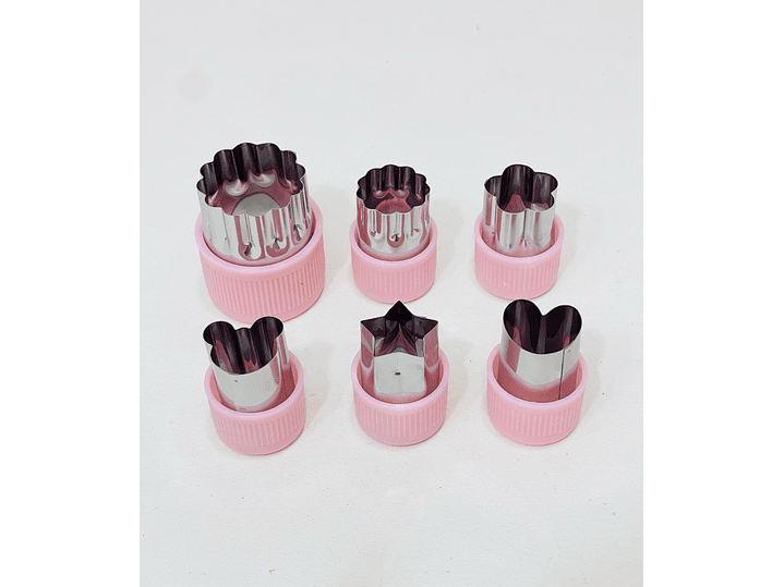 Kit De Moldes Cortador frutas Y Verduras 6