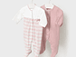 Set Pijama Rosa Baby - Miniatura 1
