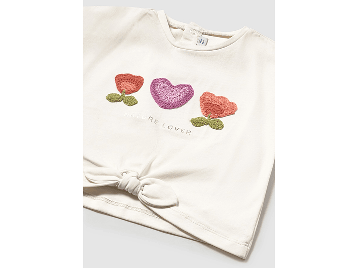 Camiseta Mayoral Aplique Crochet 2