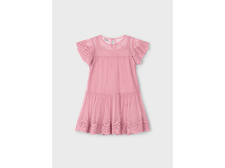 Vestido Mayoral Tul Bordado 2