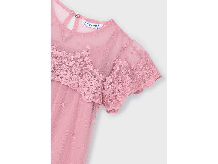 Vestido Mayoral Tul Bordado 3