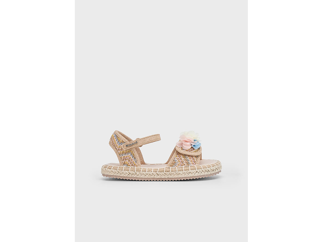 Sandalia Rafia Yute  Caramelo 1