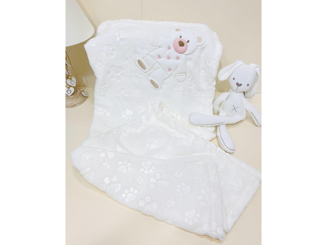 Cobija Beige Rosa  1