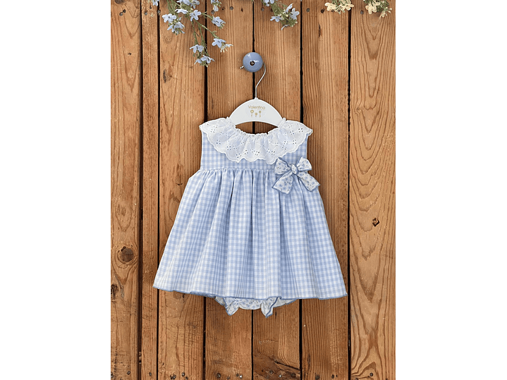 Vestido Español Cielo  1