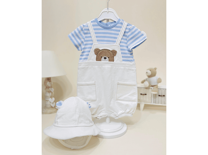 Pelele Mayoral Peto Y Gorro  1