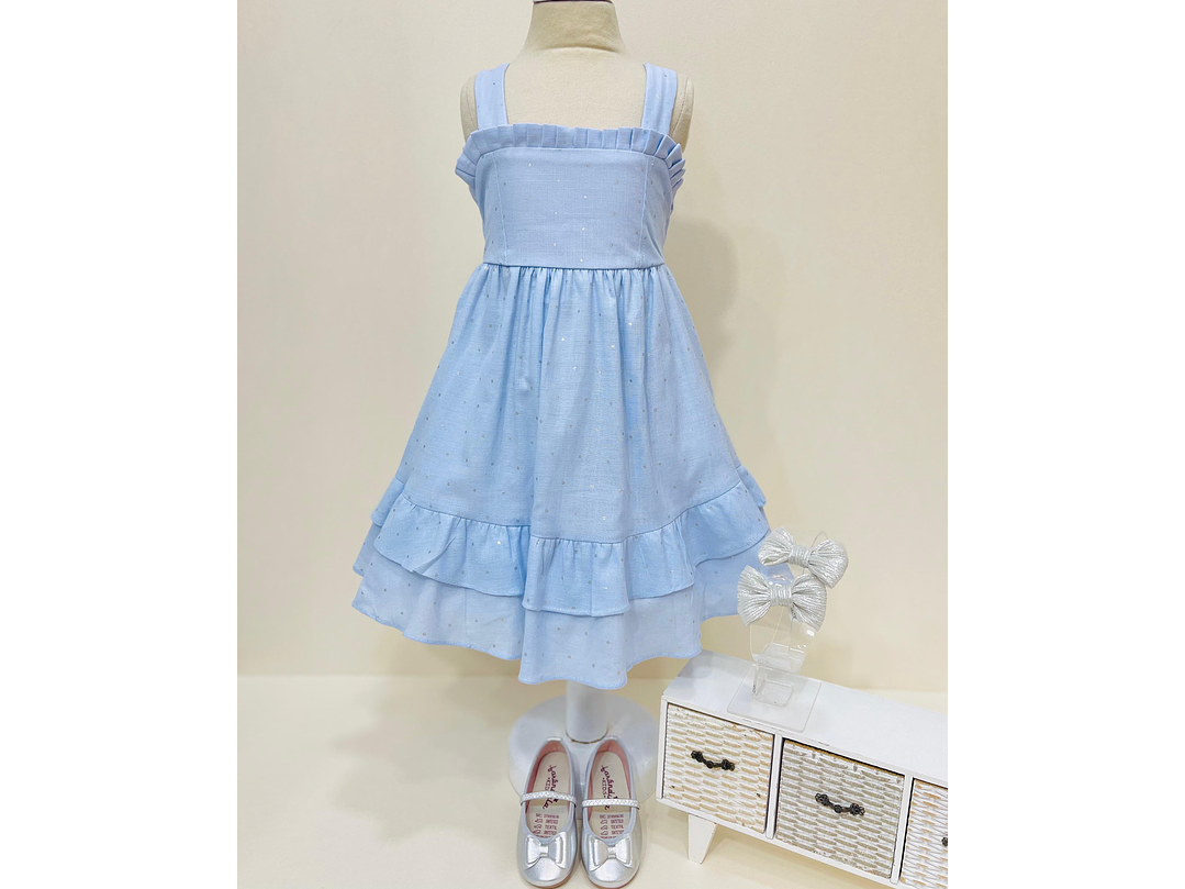Vestido Celeste 1