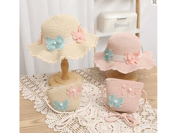 Set Sombrero y Bolso  1