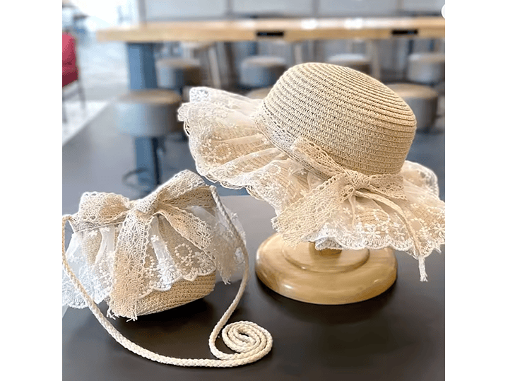 Set Sombrero y Bolso  1