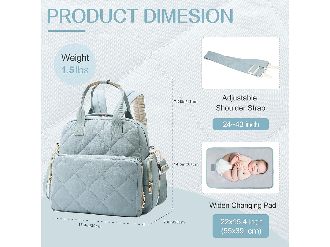 Pañalera Con Cambiador 4