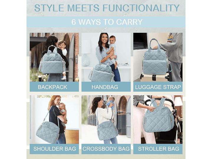 Pañalera Con Cambiador 5