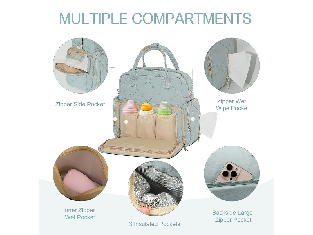 Pañalera Con Cambiador 7